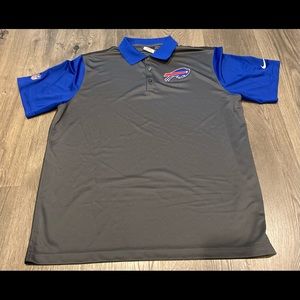 Buffalo Bills Nike Dri-Fit Golf Polo, Men’s XL